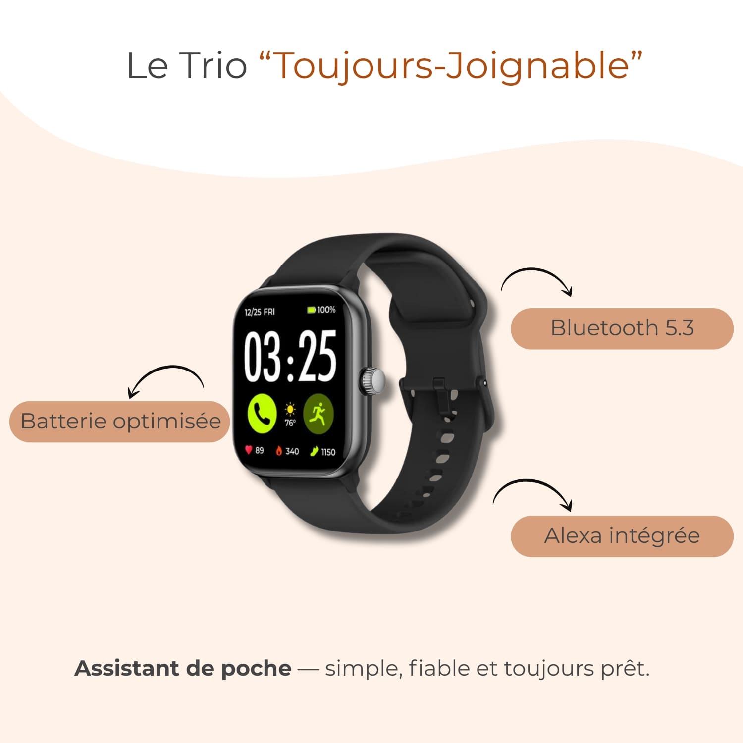 IW10 – Montre Connectée Professionnelle